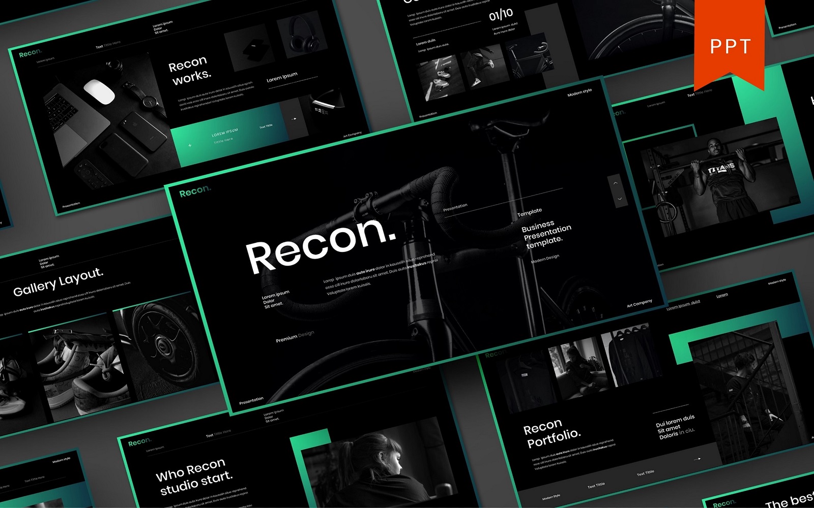 Recon – Business PowerPoint Template