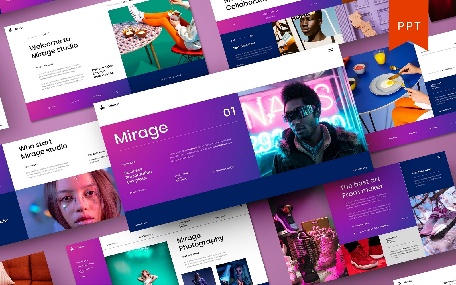 Mirage – Business PowerPoint Template