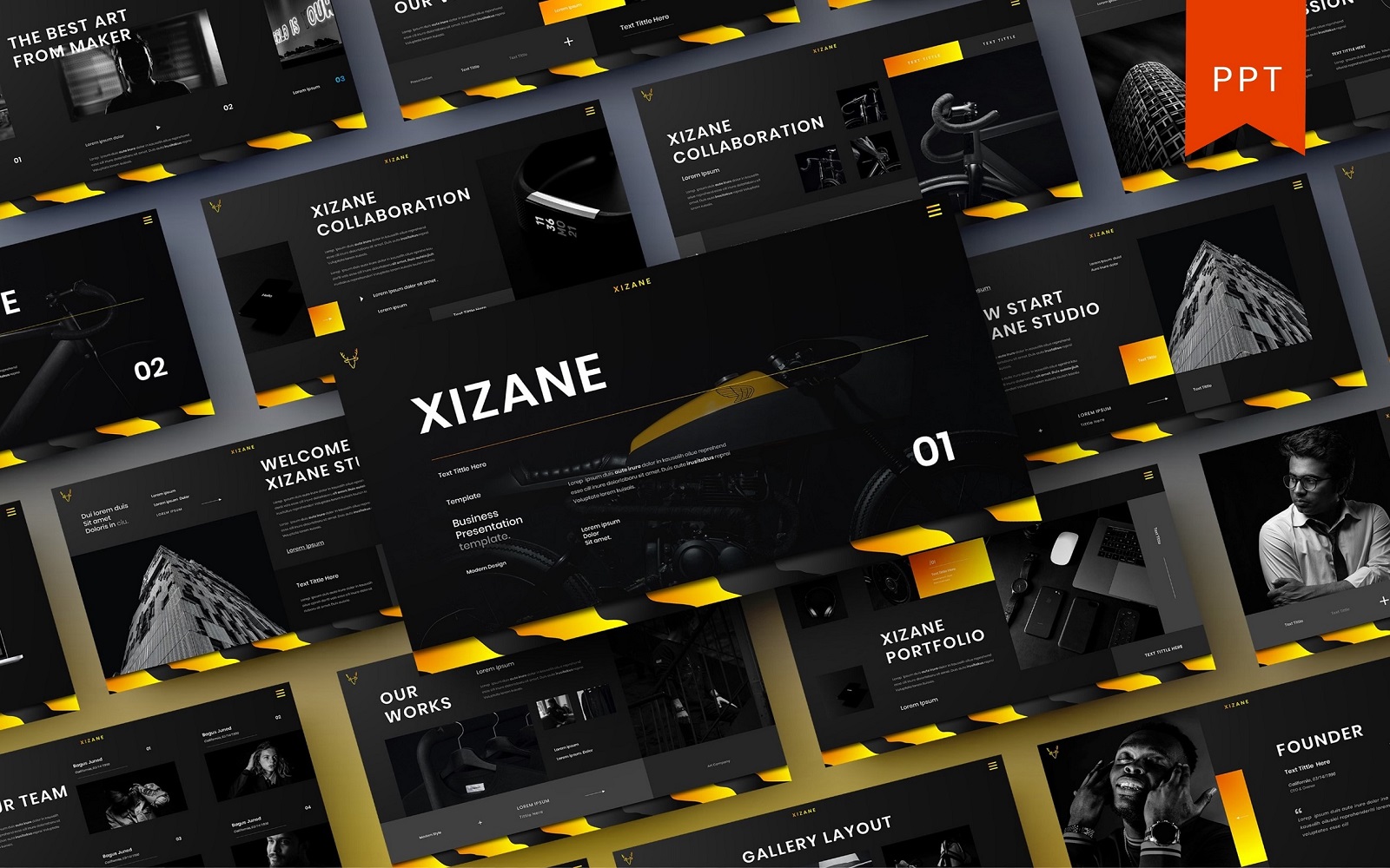 Xizane – Business PowerPoint Template