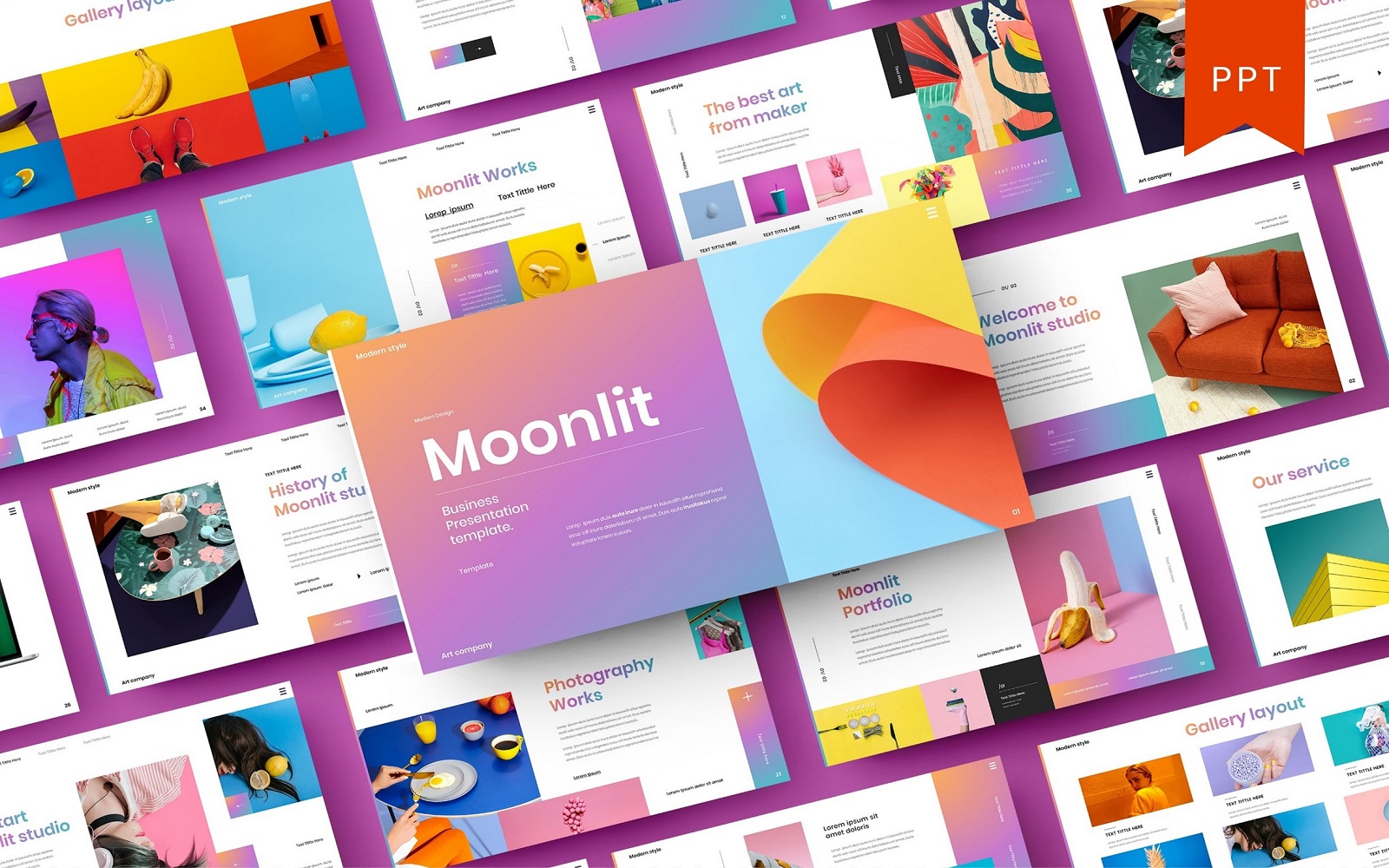 Moonlit – Business PowerPoint Template