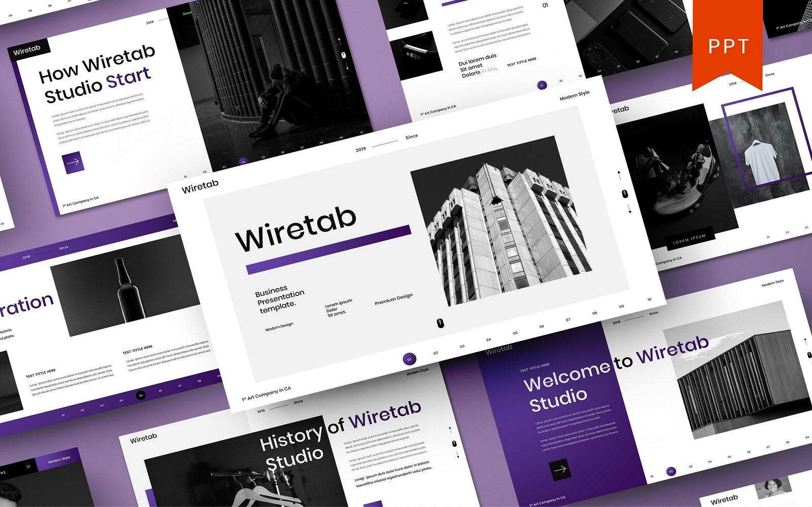 Wiretab – Business PowerPoint Template