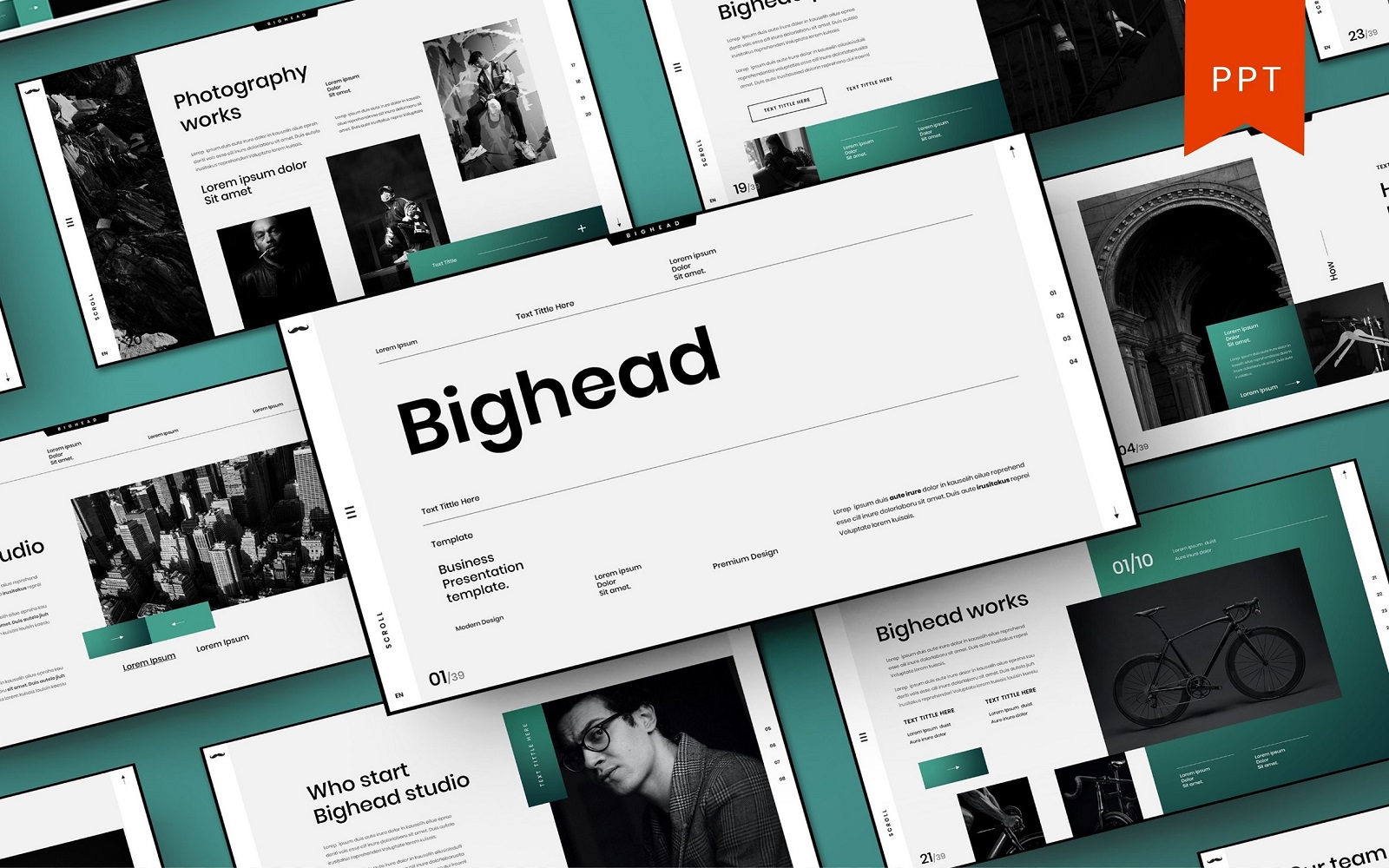 Bighead – Business PowerPoint Template