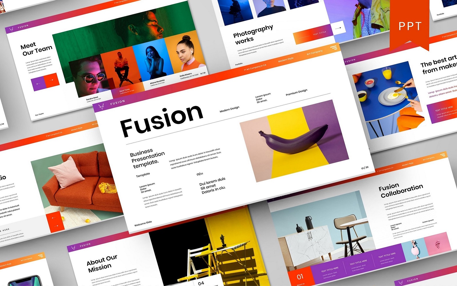 Fusion – Business PowerPoint Template