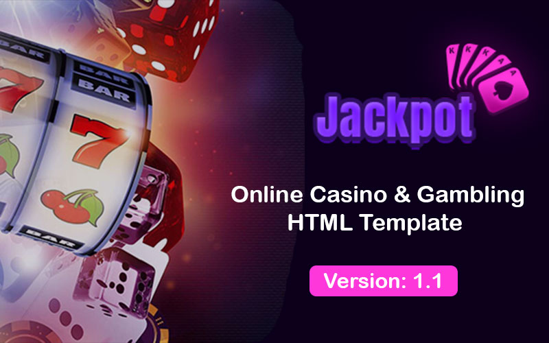 Jackpot - is unique and user-friendly Casino & Gambling HTML Template