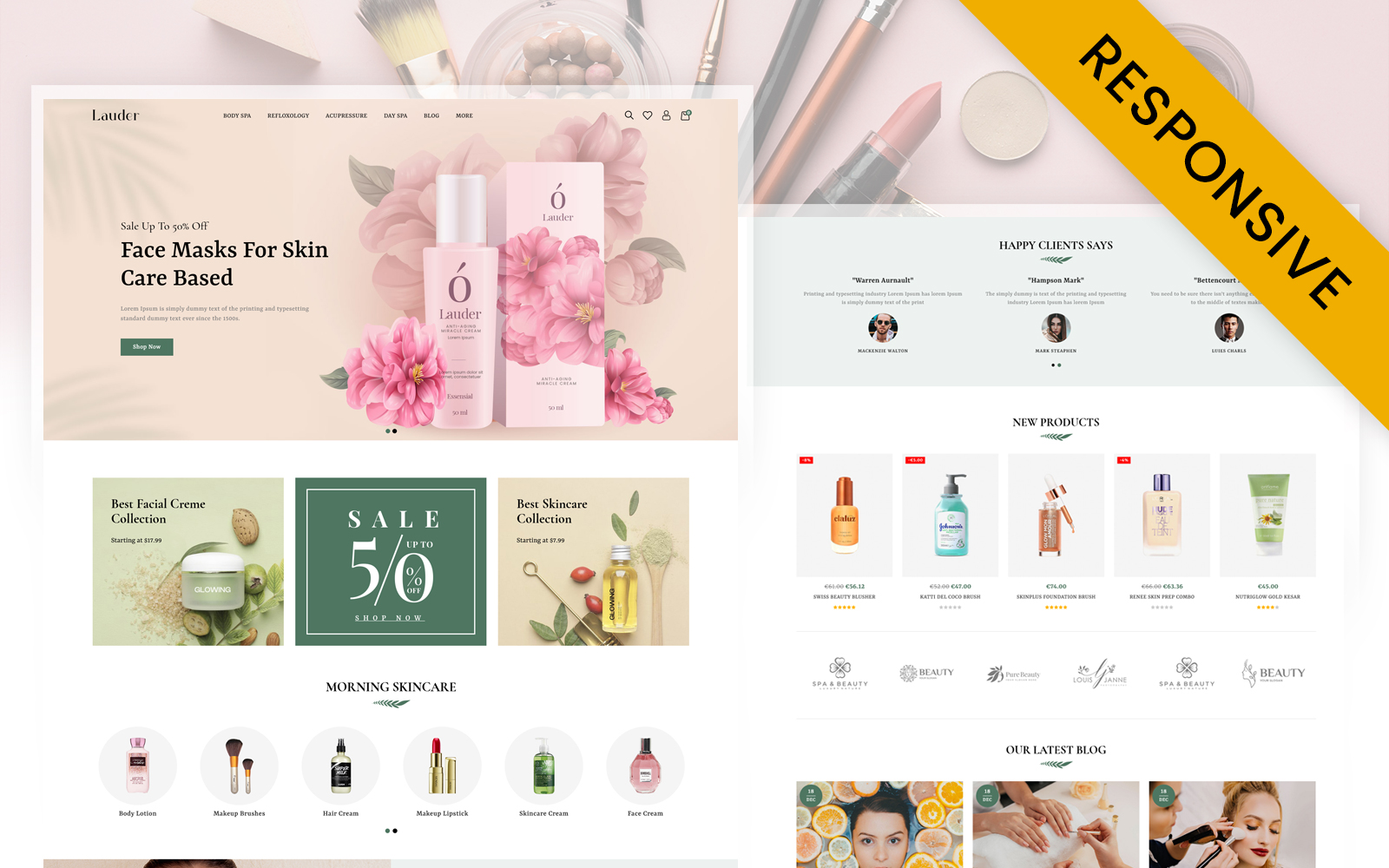 Lauder - Cosmetics Store Prestashop Responsive Theme