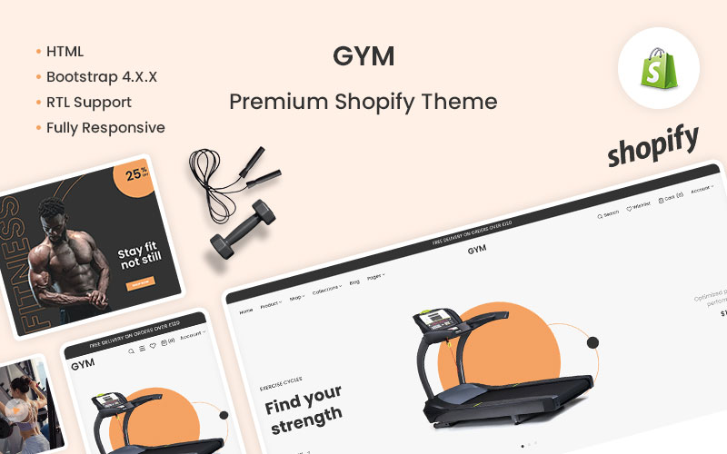 Gym - The Gym Accessories Responsive Shopify Theme