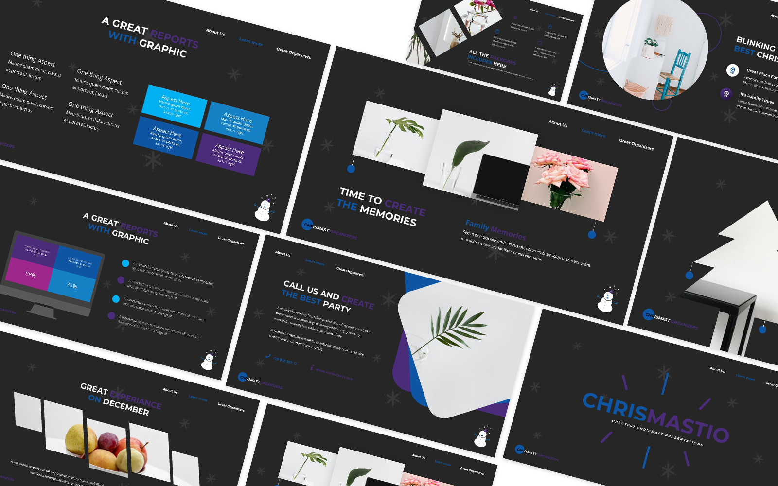 Chrismastio Chrismast Powerpoint Template for $16