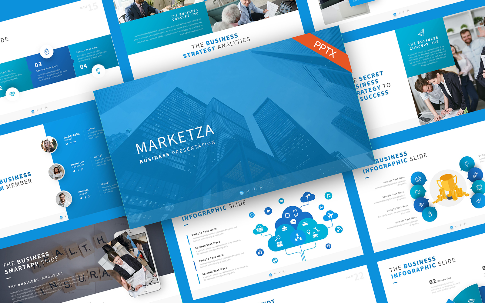 Marketza Business PowerPoint Template