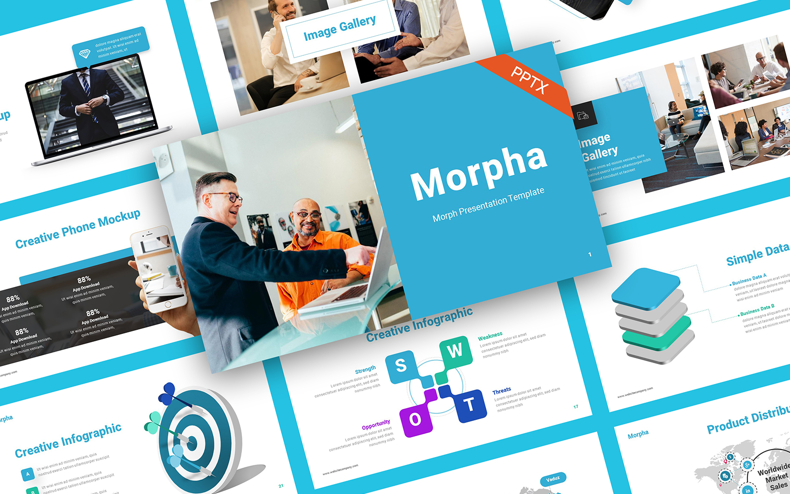 Morpha Morph Animation PowerPoint Template