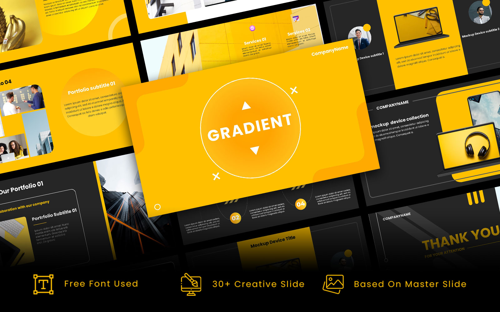 Gradient - Creative Business PowerPoint Template