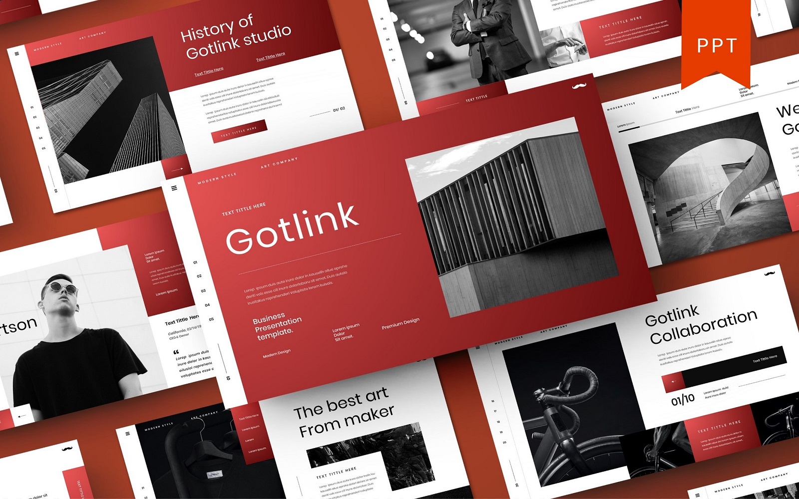 Gotlink – Business PowerPoint Template