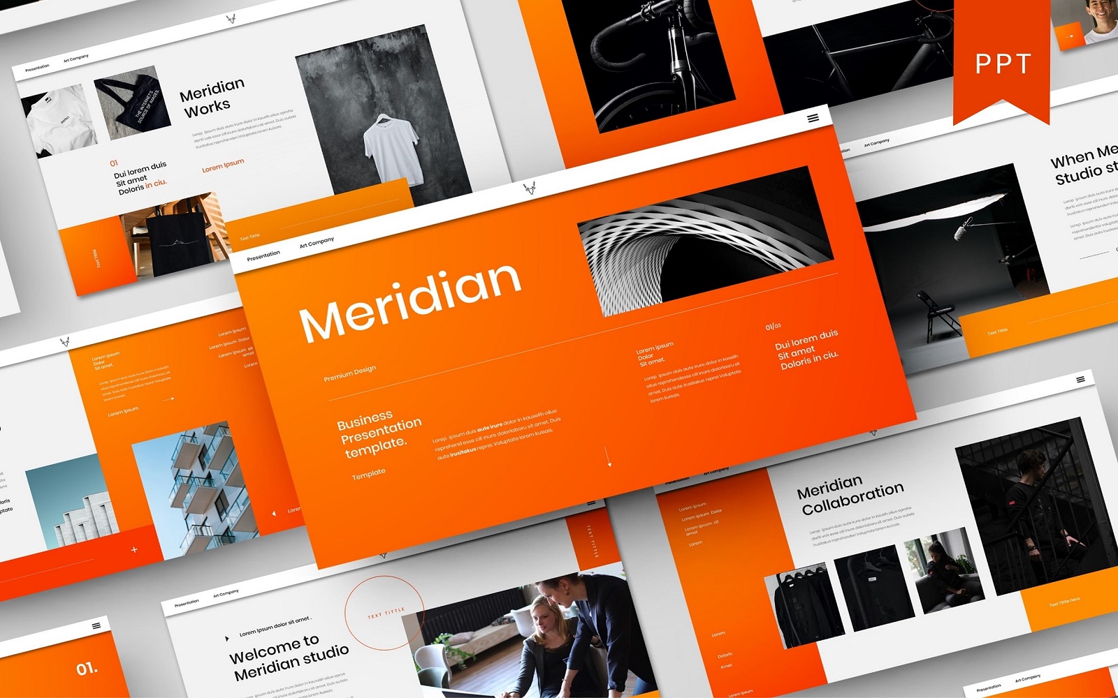 Meridian – Business PowerPoint Template