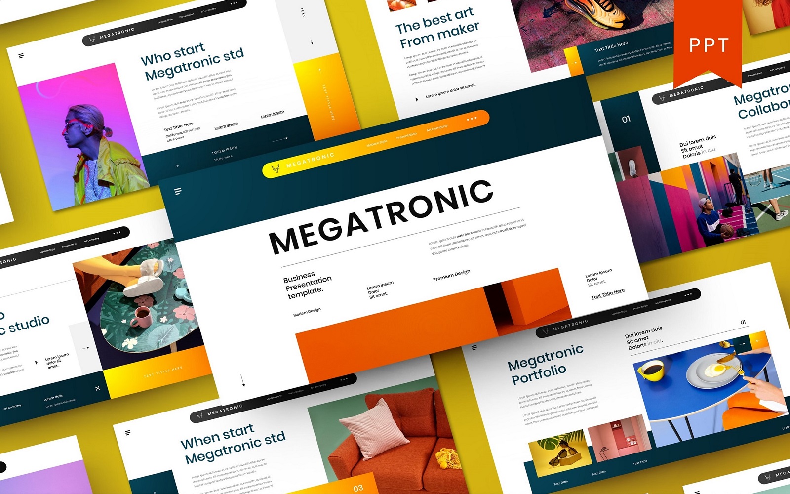 Megatronic – Business PowerPoint Template