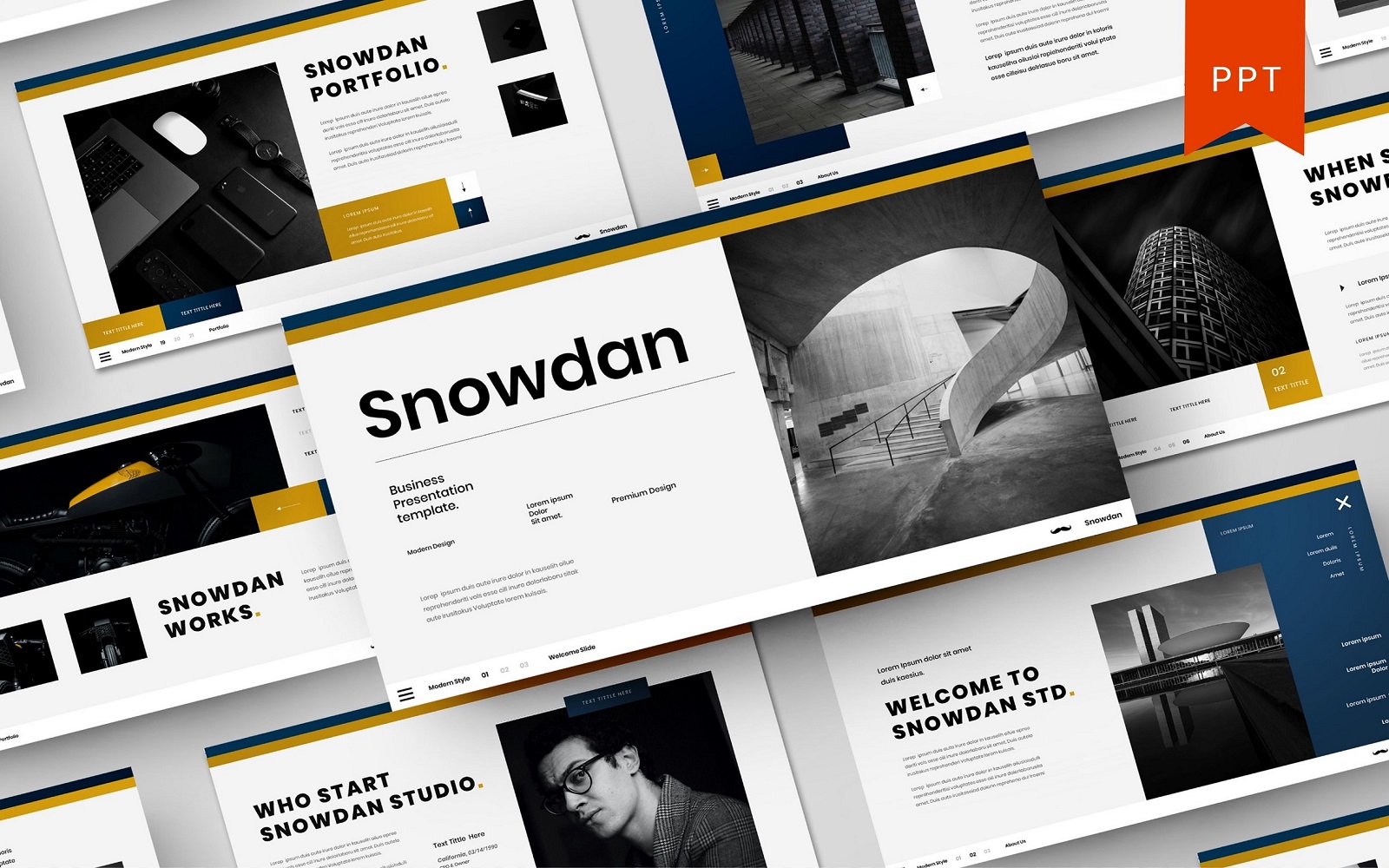 Snowdan – Business PowerPoint Template
