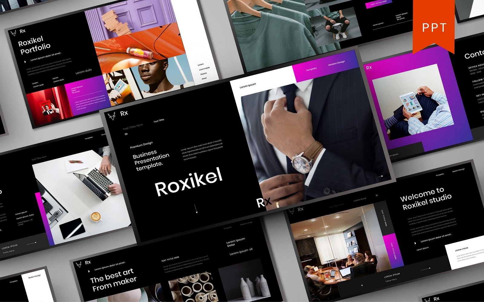 Roxikel – Business PowerPoint Template