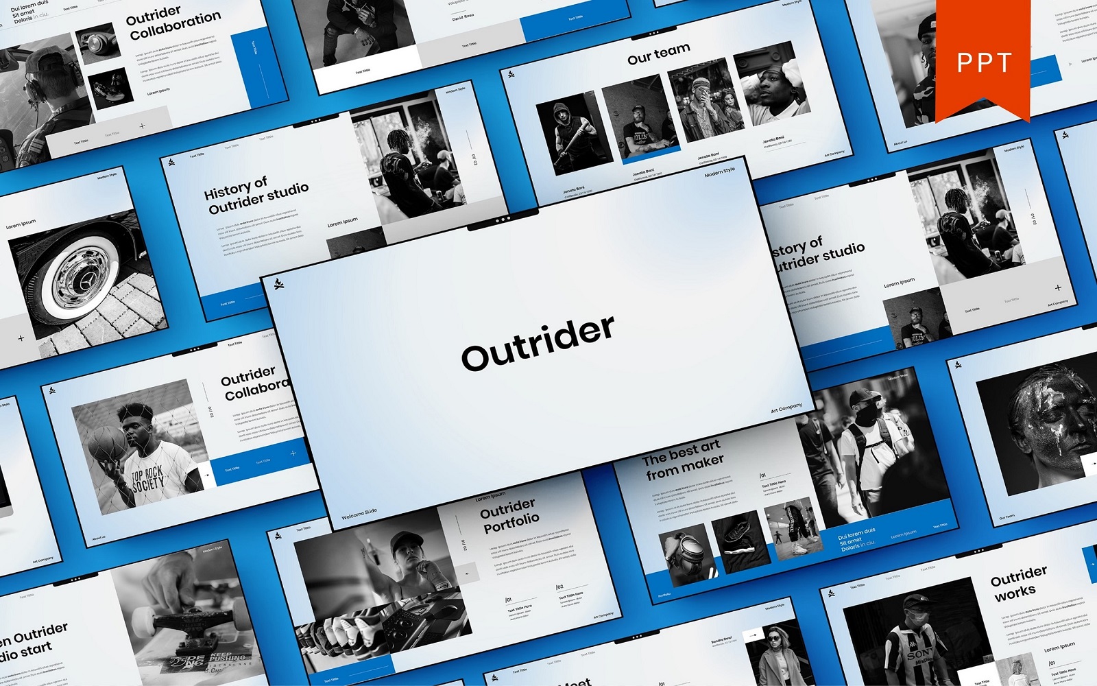 Outrider - Business PowerPoint Template