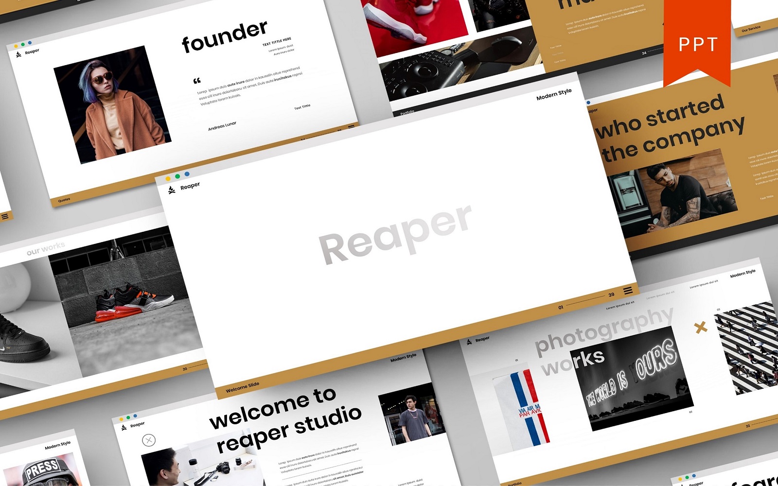 Reaper – Business PowerPoint Template