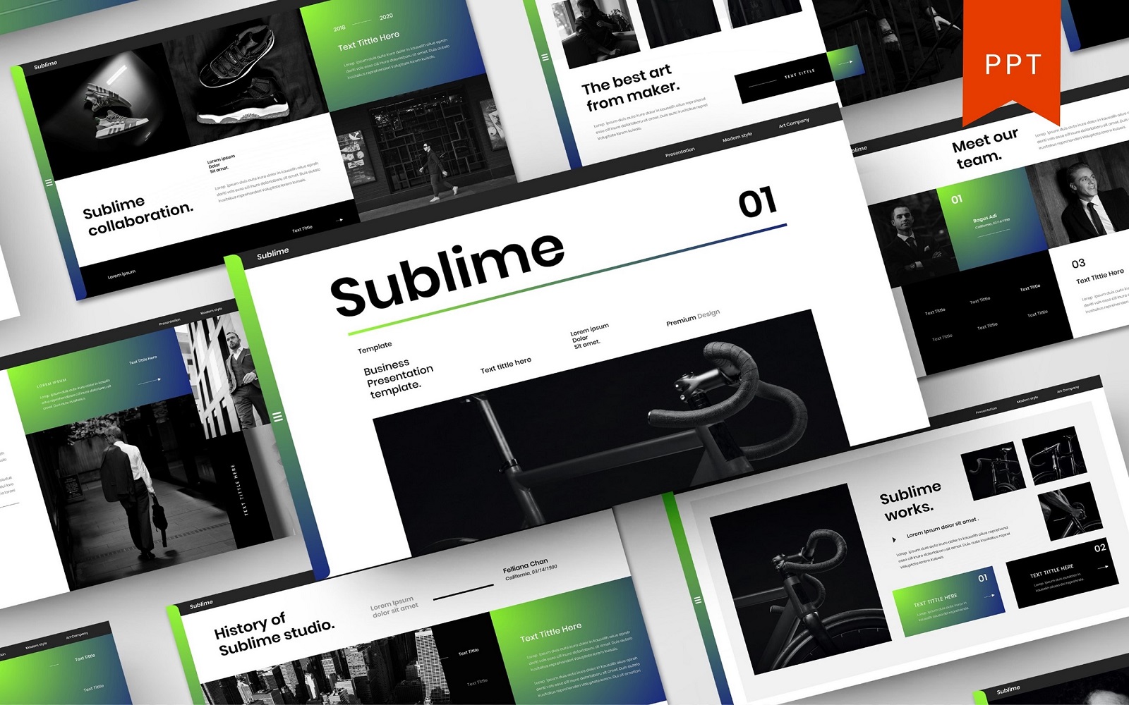 Sublime – Business PowerPoint Template