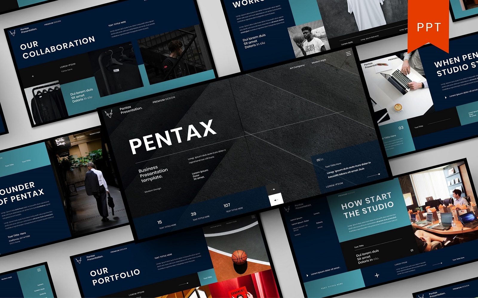 Pentax – Business PowerPoint Template