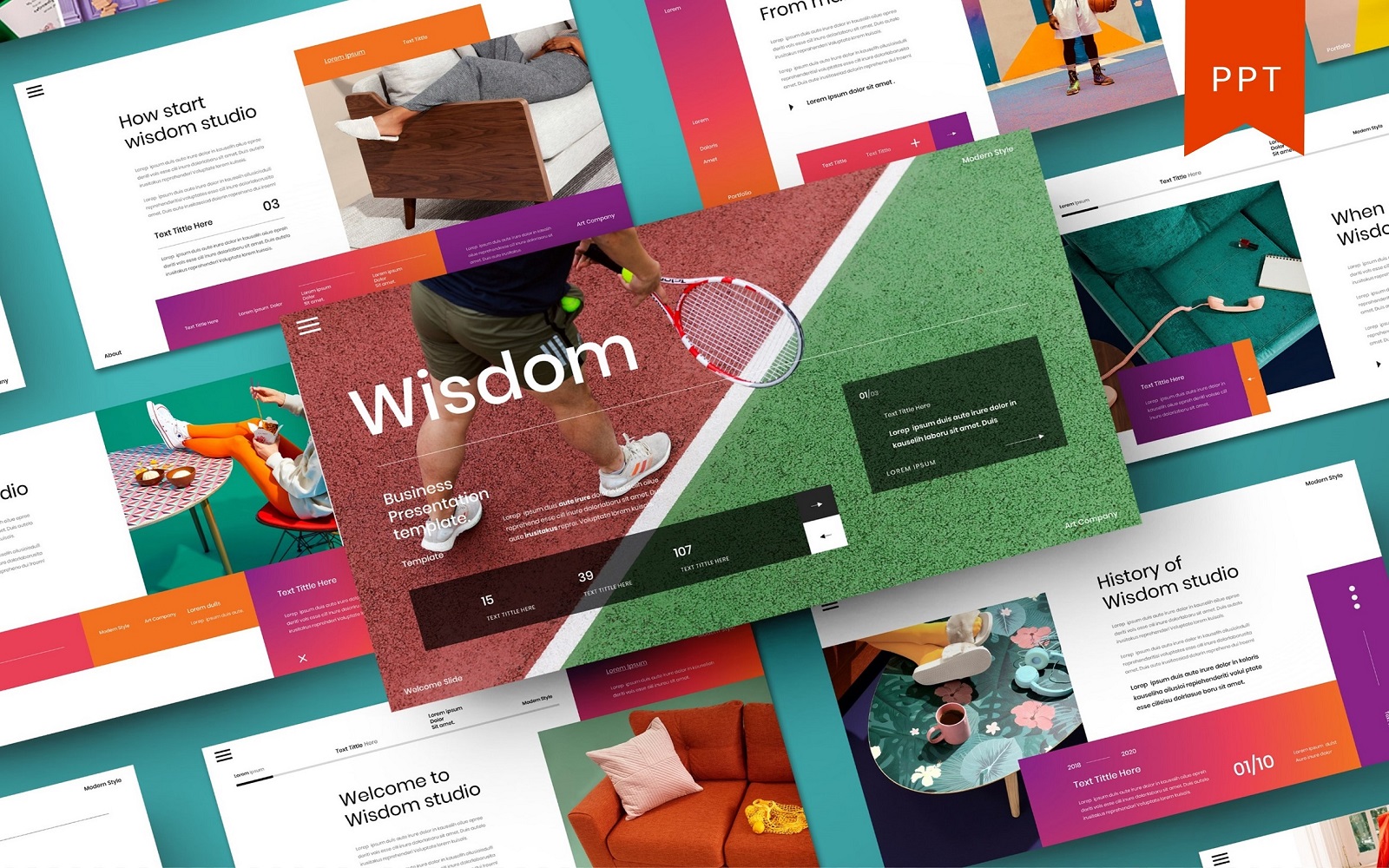 Wisdom – Business PowerPoint Template
