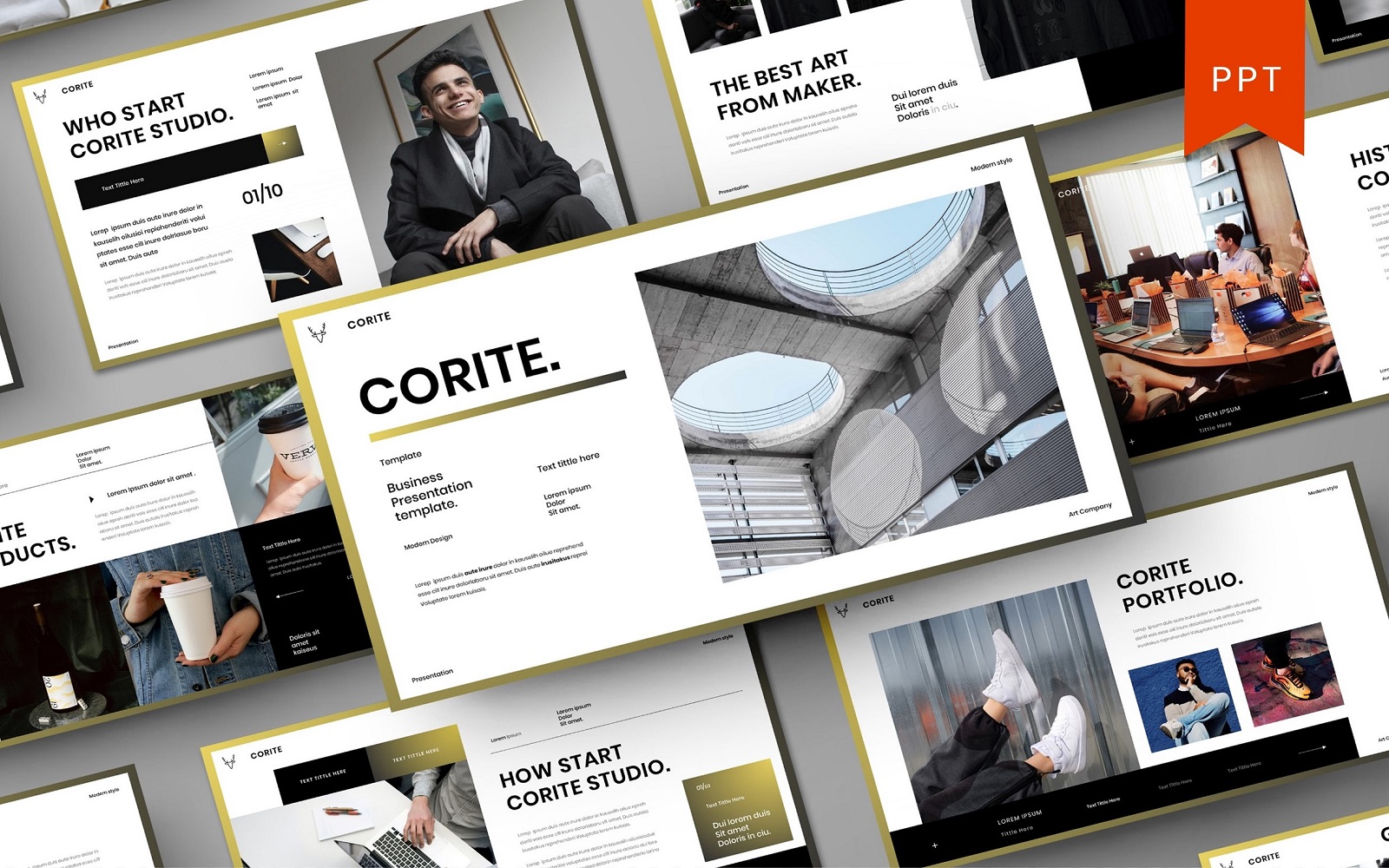 Corite – Business PowerPoint Template