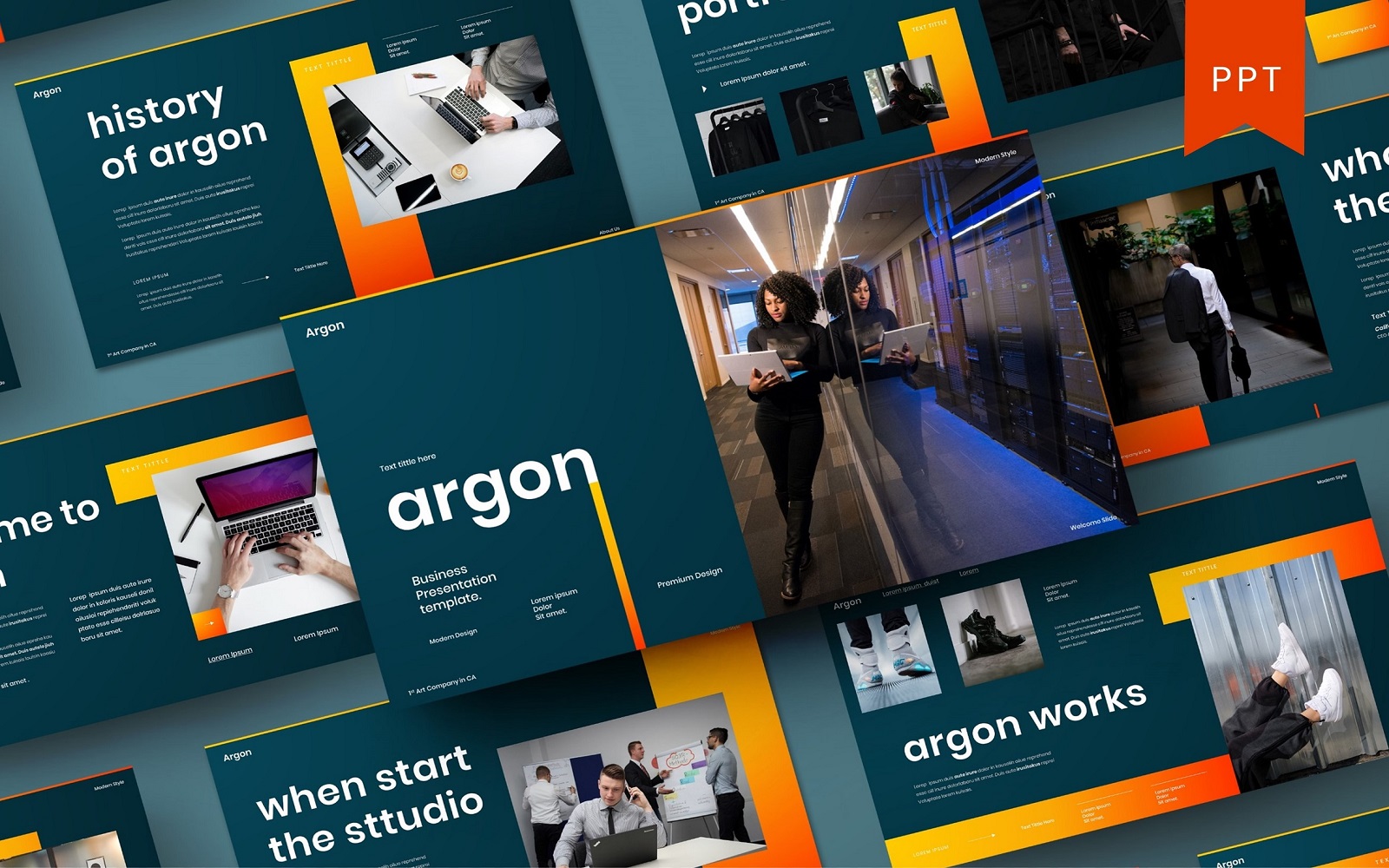 Argon – Business PowerPoint Template
