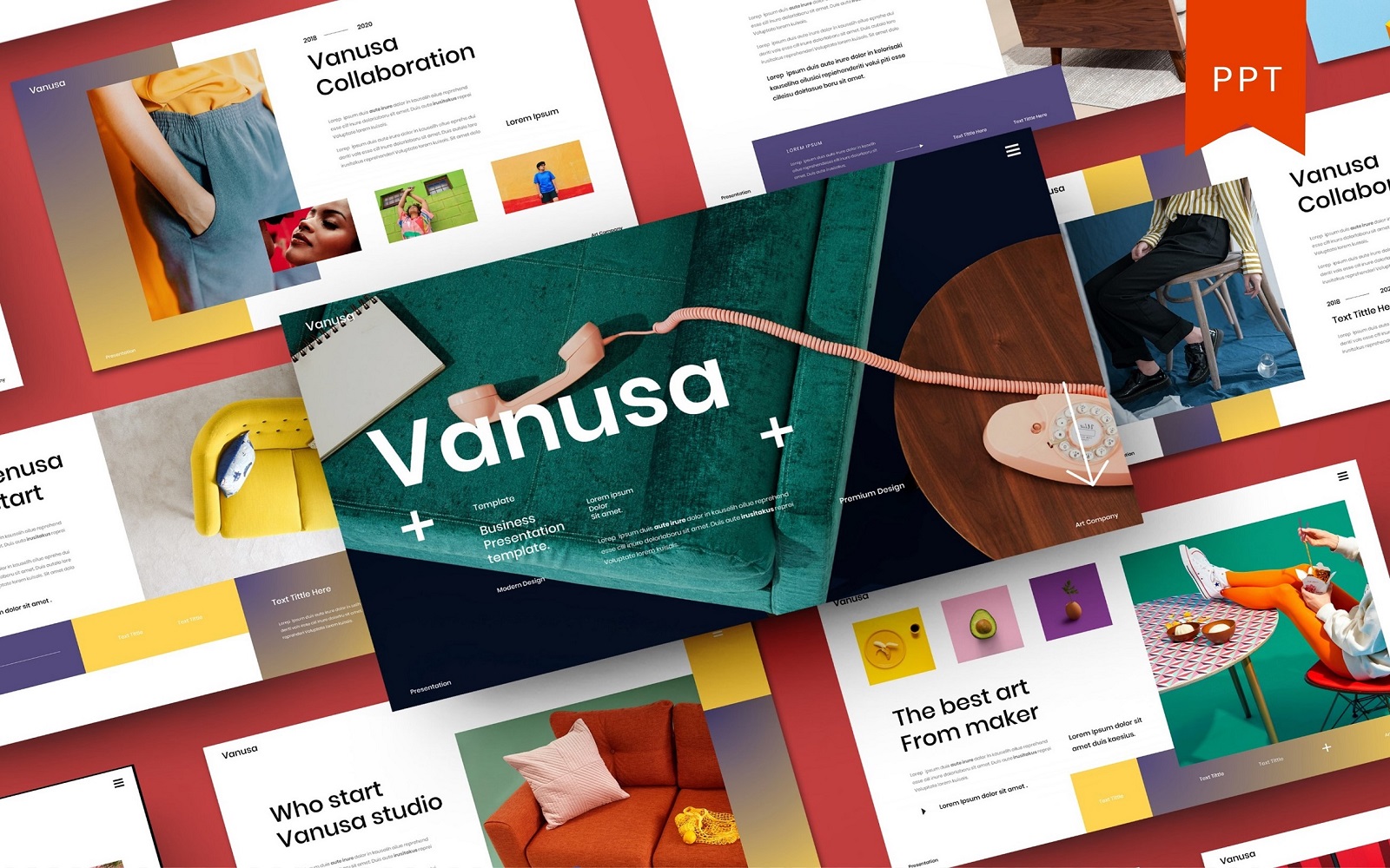 Vanusa – Business PowerPoint Template