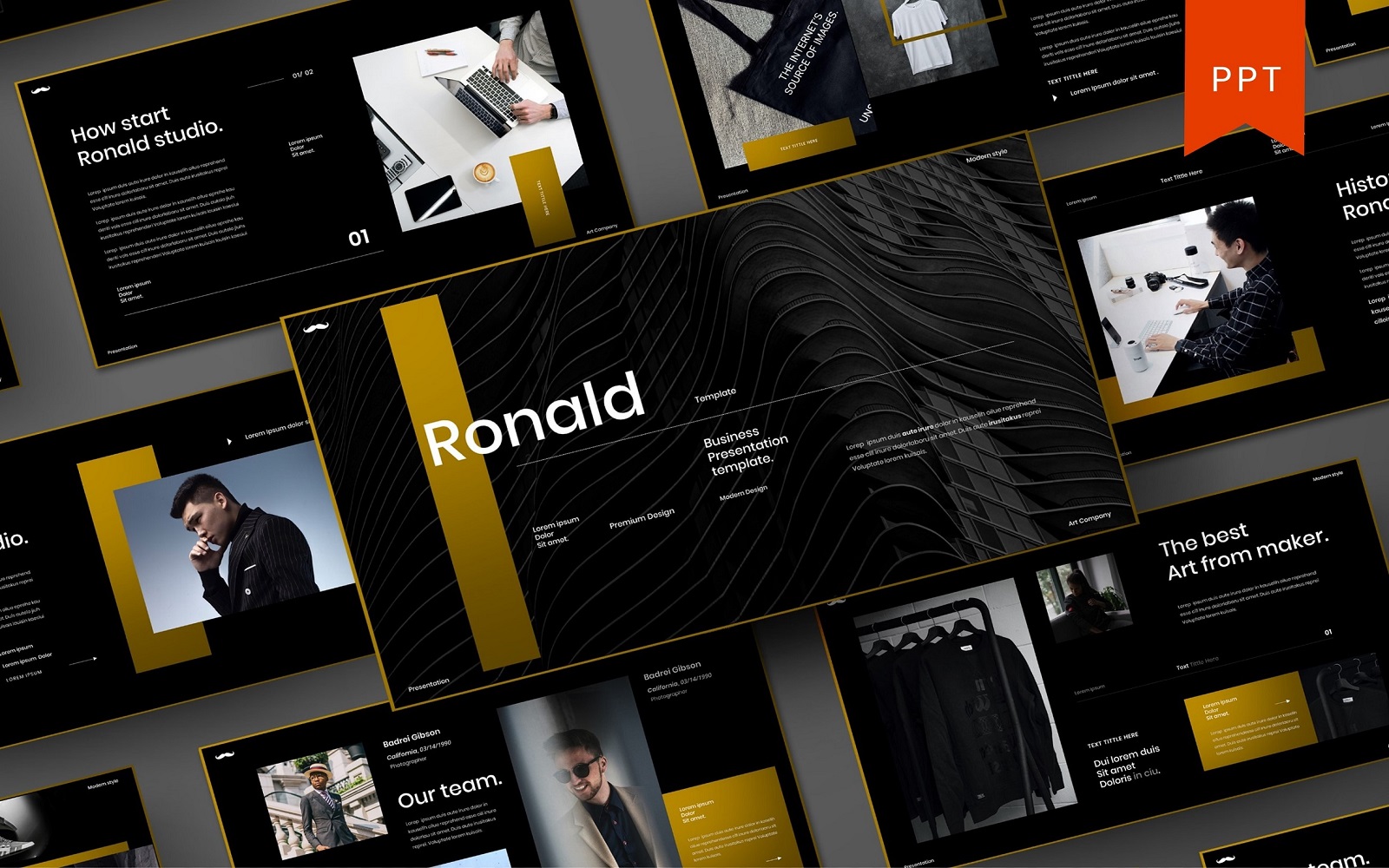 Ronald – Business PowerPoint Template