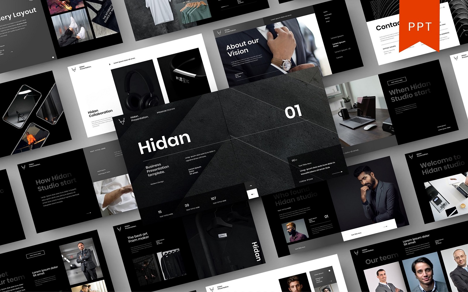 Hidan – Business PowerPoint Template