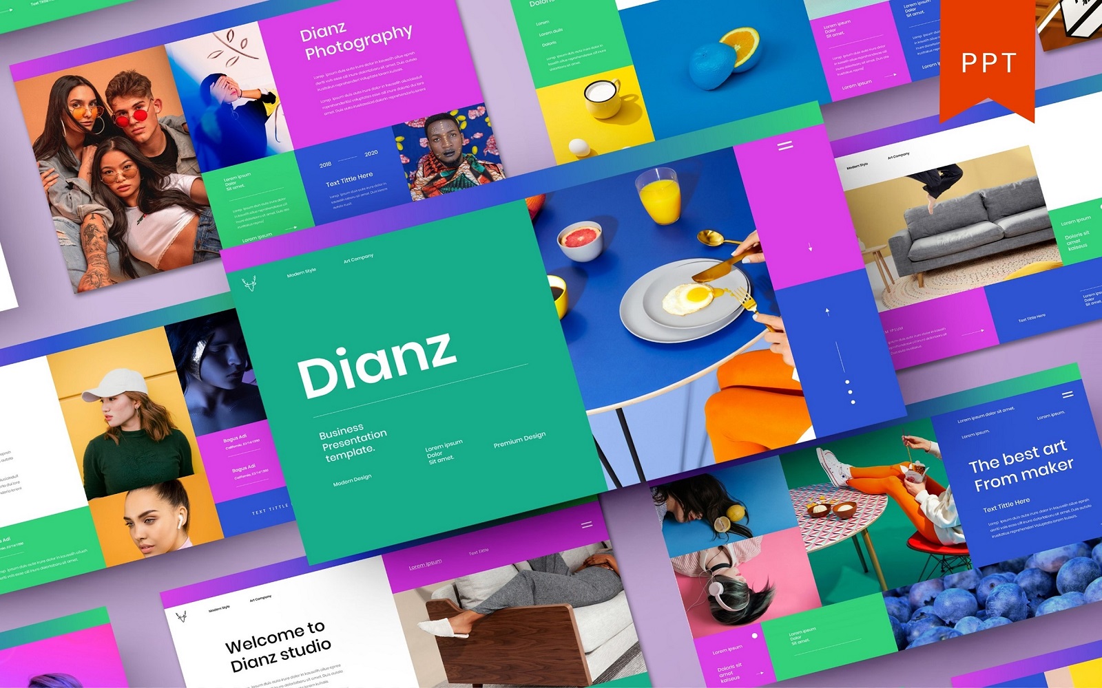 Dianz – Business PowerPoint Template