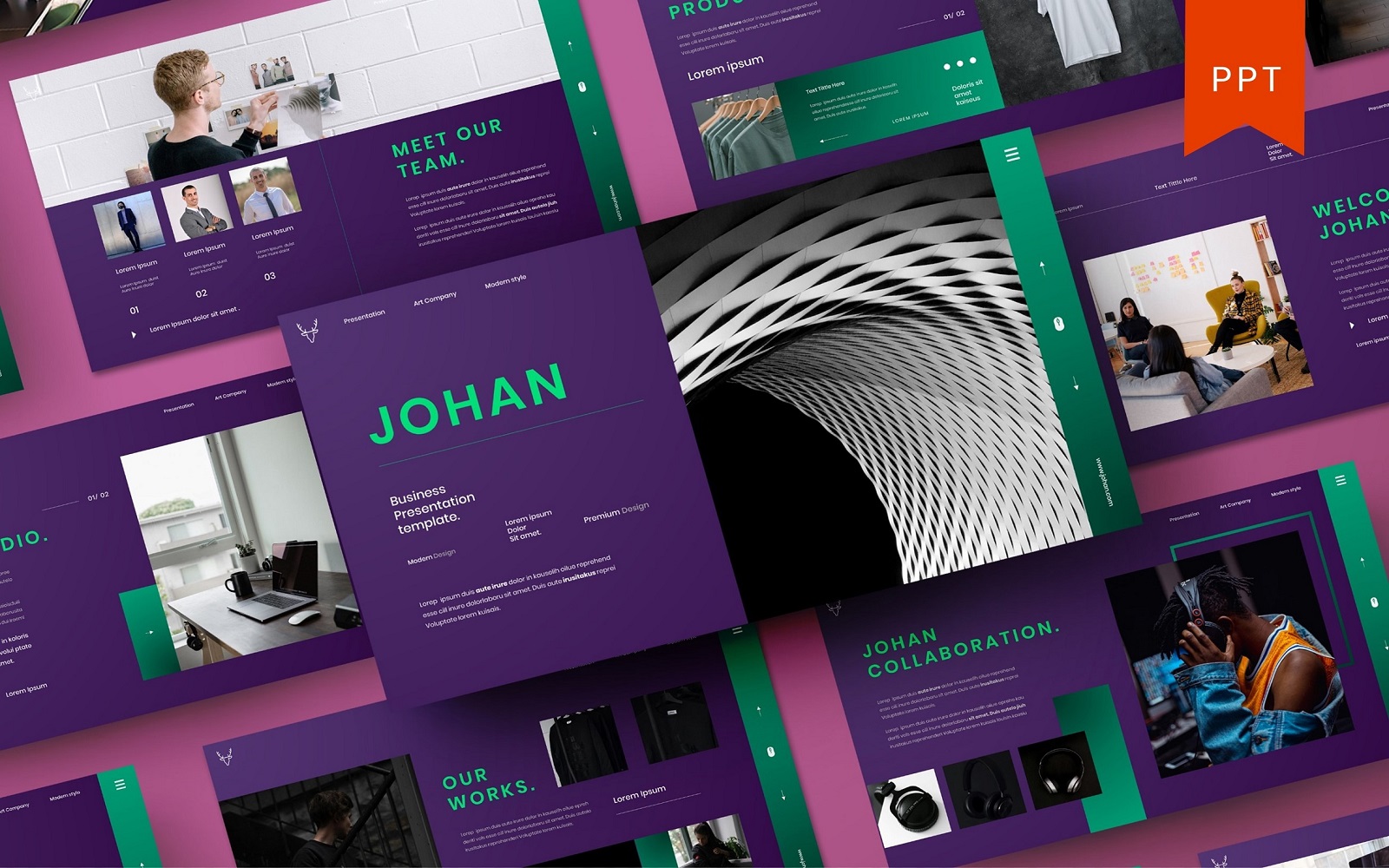 Johan – Business PowerPoint Template