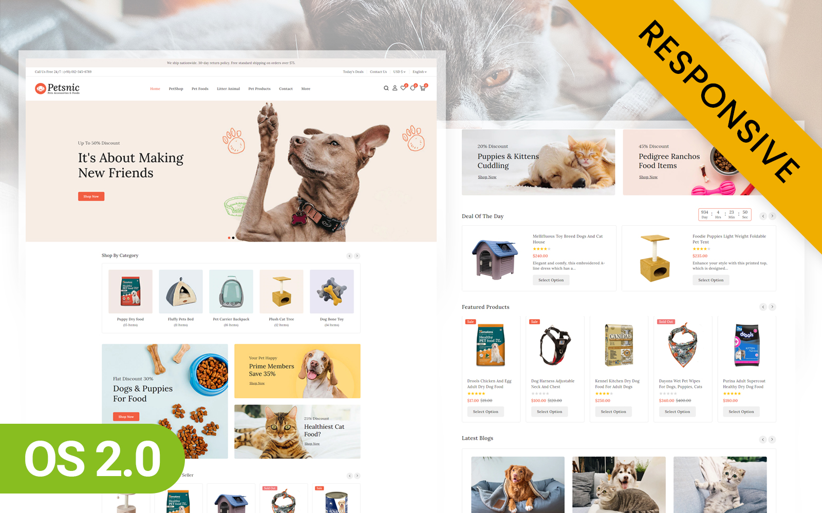 Petsnic - Pets Store Shopify 2.0 Responsive Theme