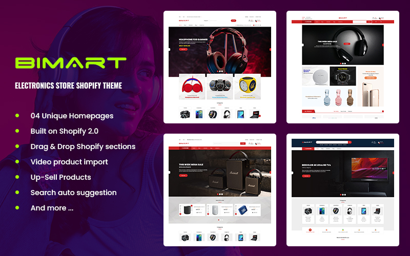 Bimart - Electronics & Gadgets eCommerce Shopify Theme