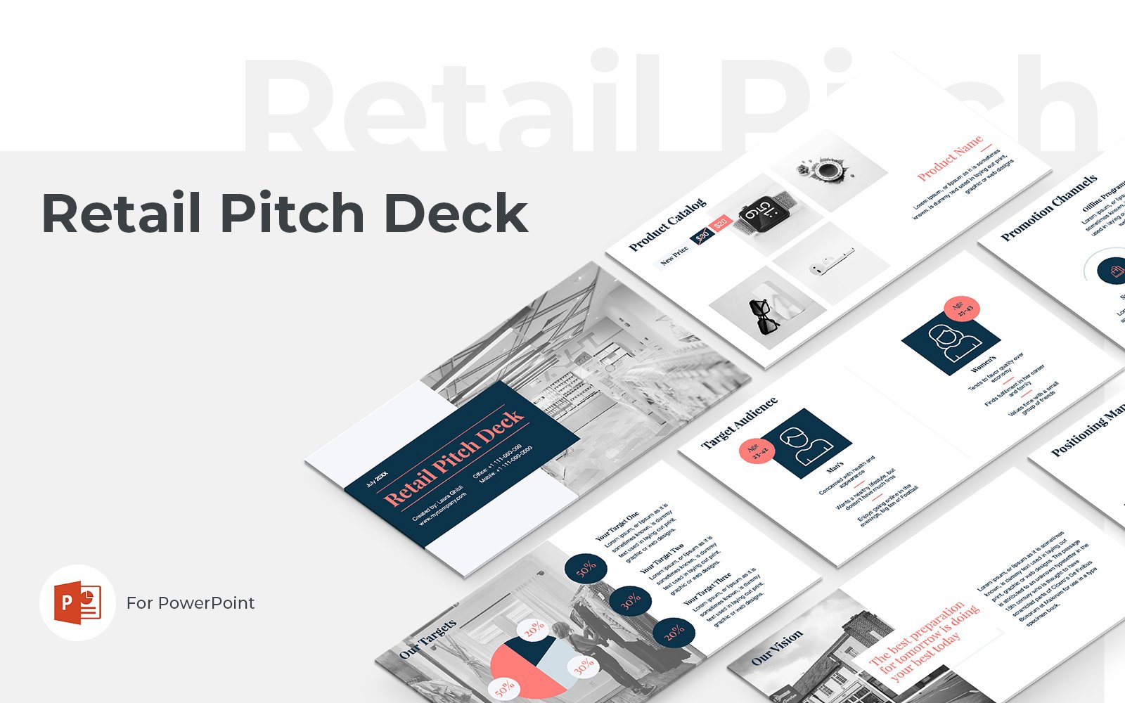 Retail Pitch Deck PowerPoint Template
