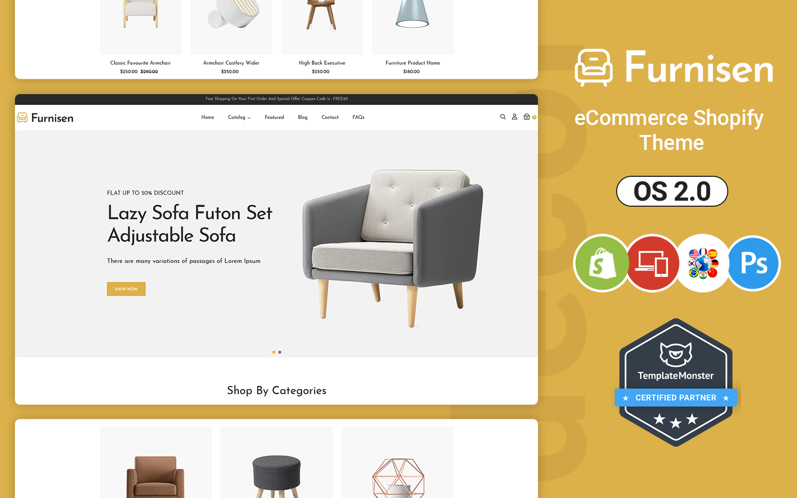 Furnisen - Home Decor and Furniture Shopify Theme