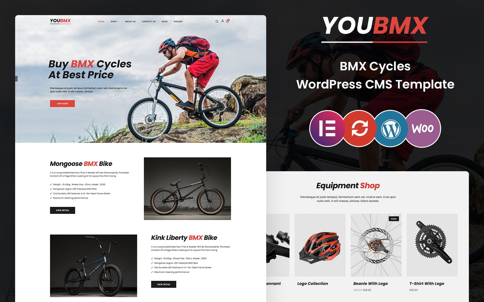 YOUBMX - BMS and Cycling WordPress Theme