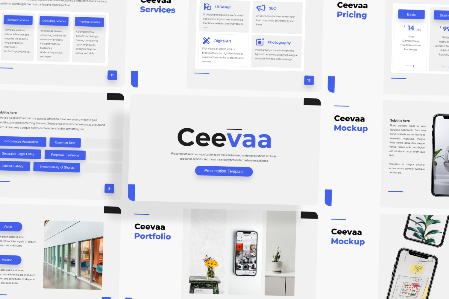 Ceevaa - Business PowerPoint Presentation Template