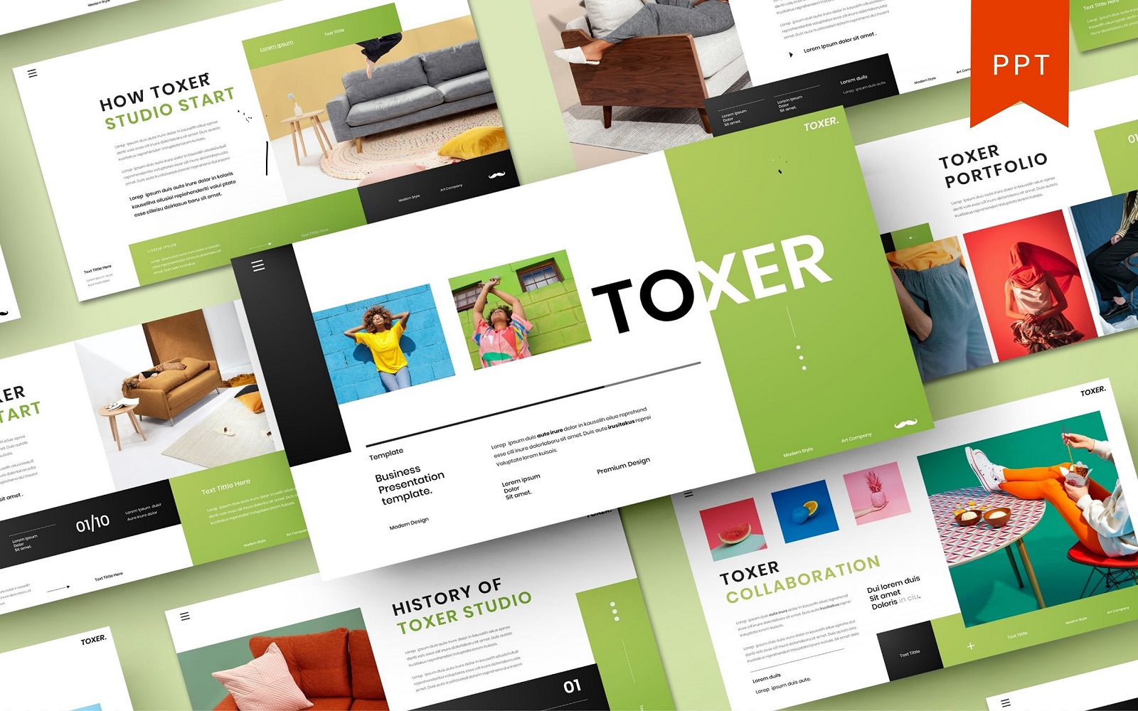 Toxer – Business PowerPoint Template