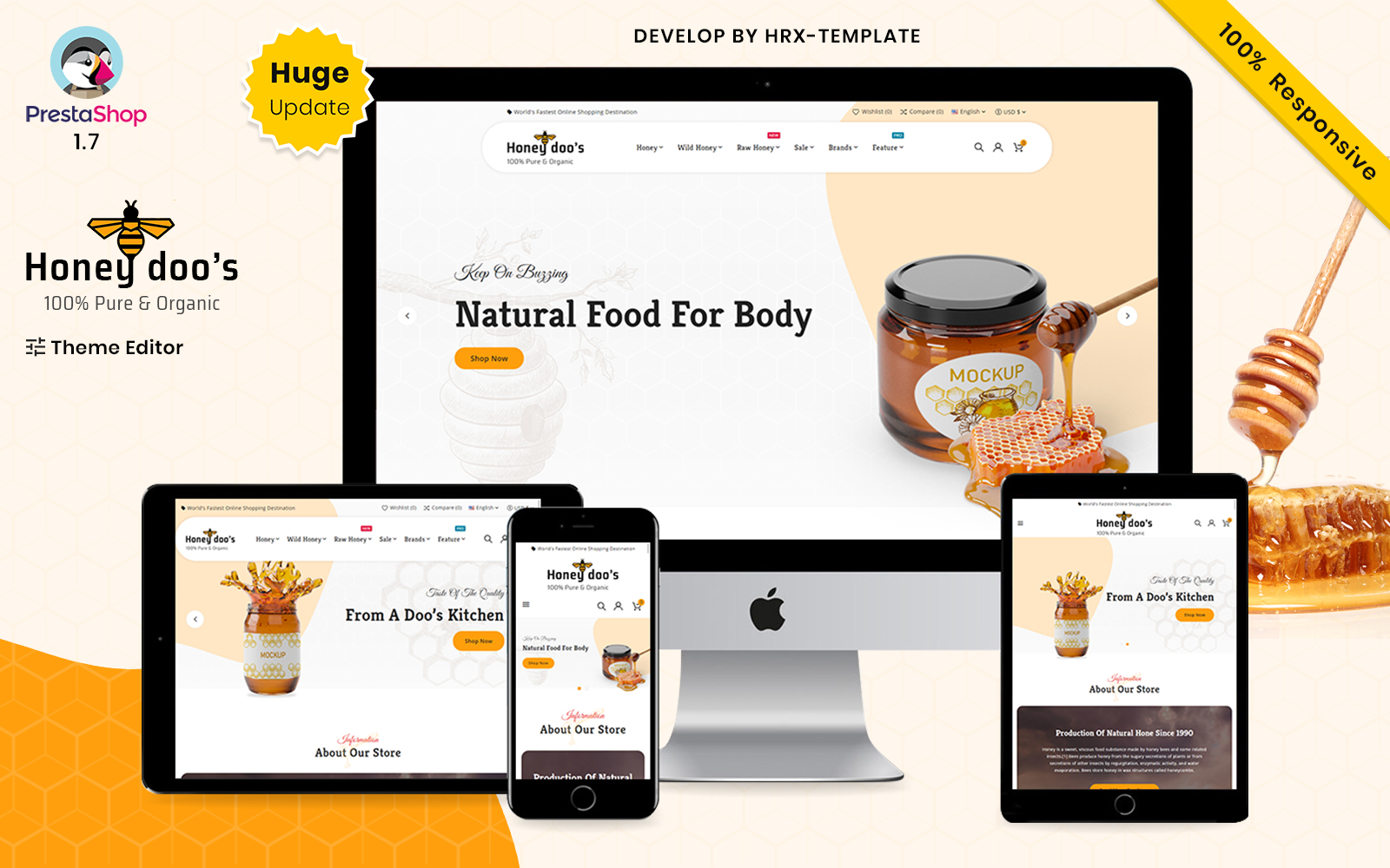 Honey Doos - Agro Bee & Sweet Shop Template