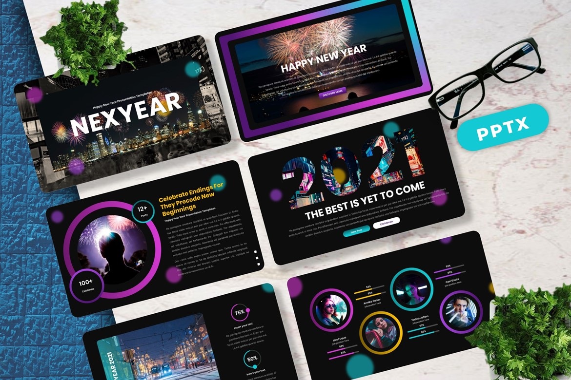 Nexyear - New Year Powerpoint