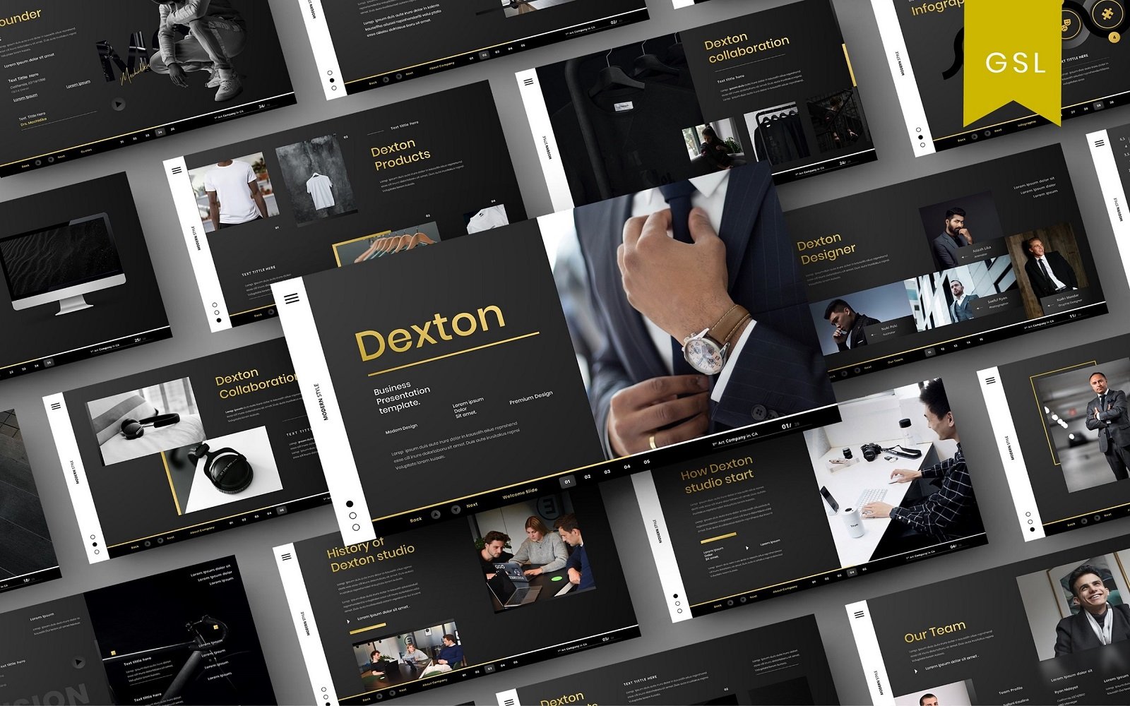 Dexton - Business Google Slide Template