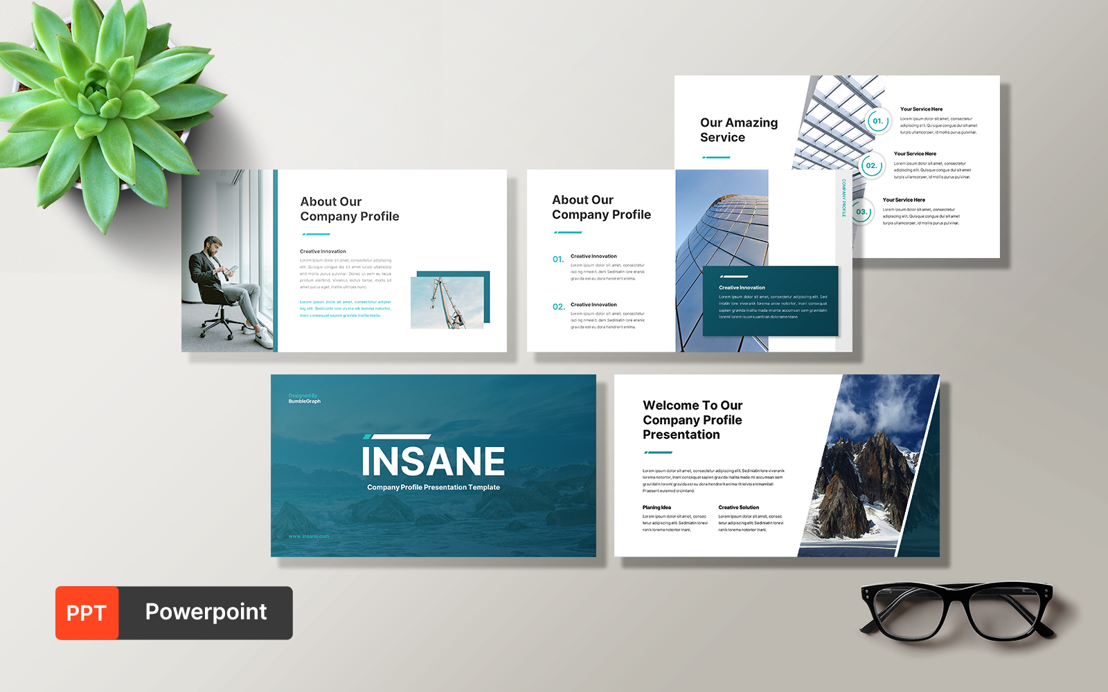Insane Company Profile Powerpoint