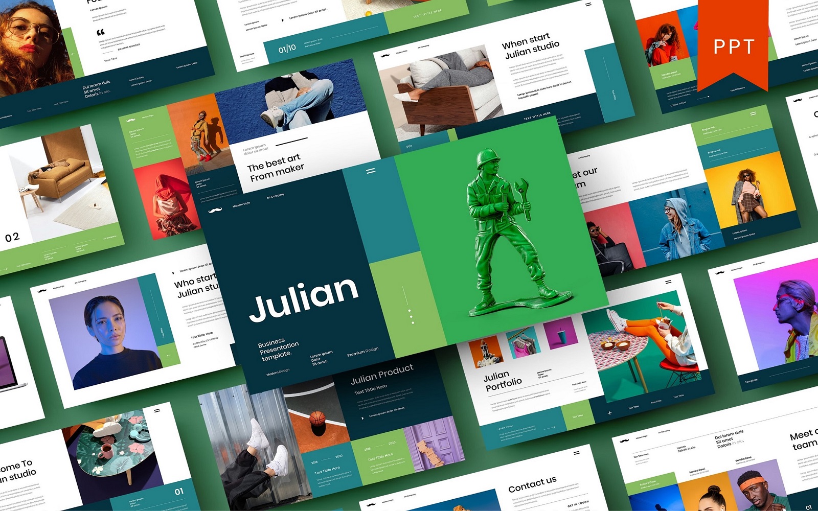 Julian – Business PowerPoint Template
