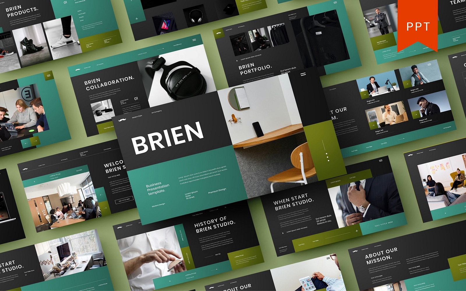 Brien – Business PowerPoint Template