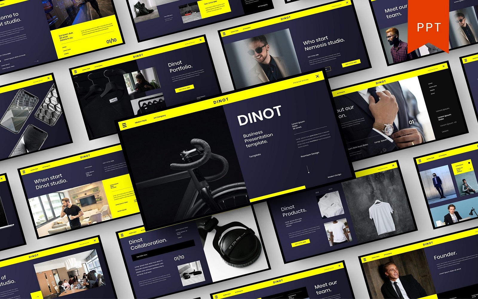 Dinot – Business PowerPoint Template