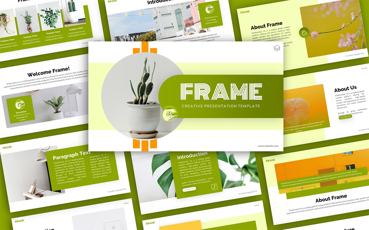 Frame Creative Multipurpose PowerPoint Presentation Template
