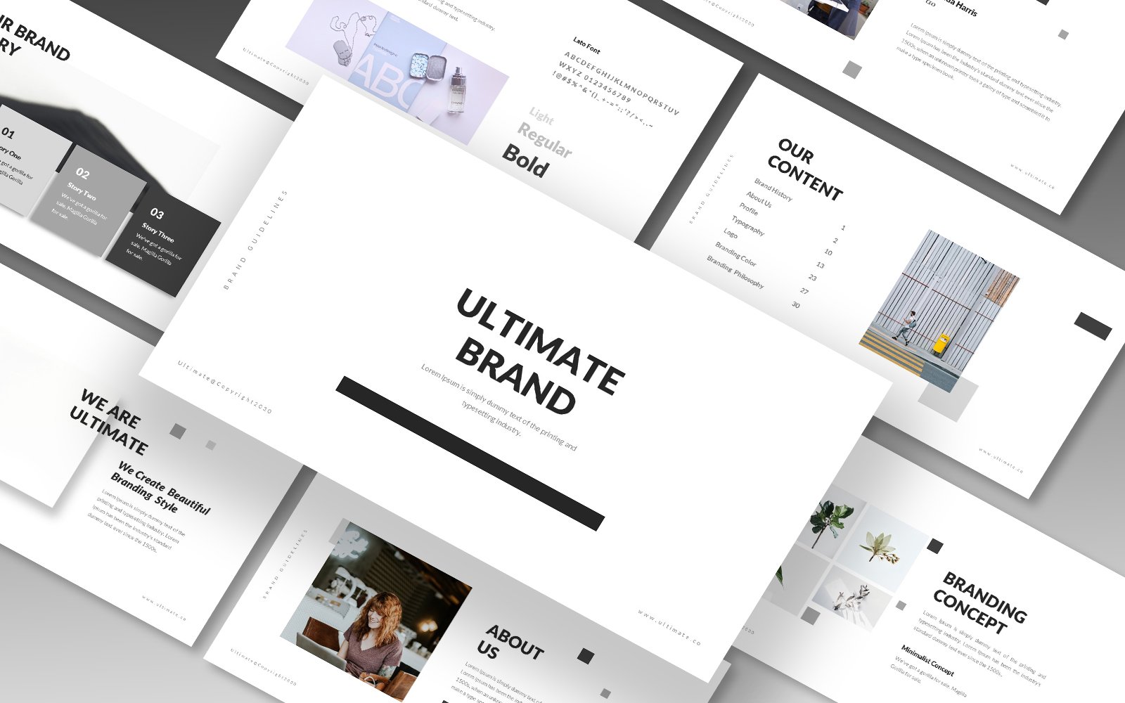 Ultimate Brand Guideline Powerpoint Template
