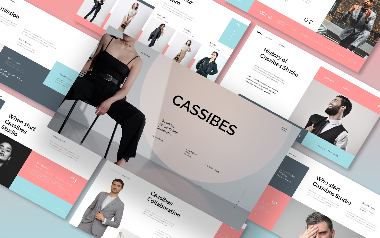 Cassibes Business Powerpoint Template