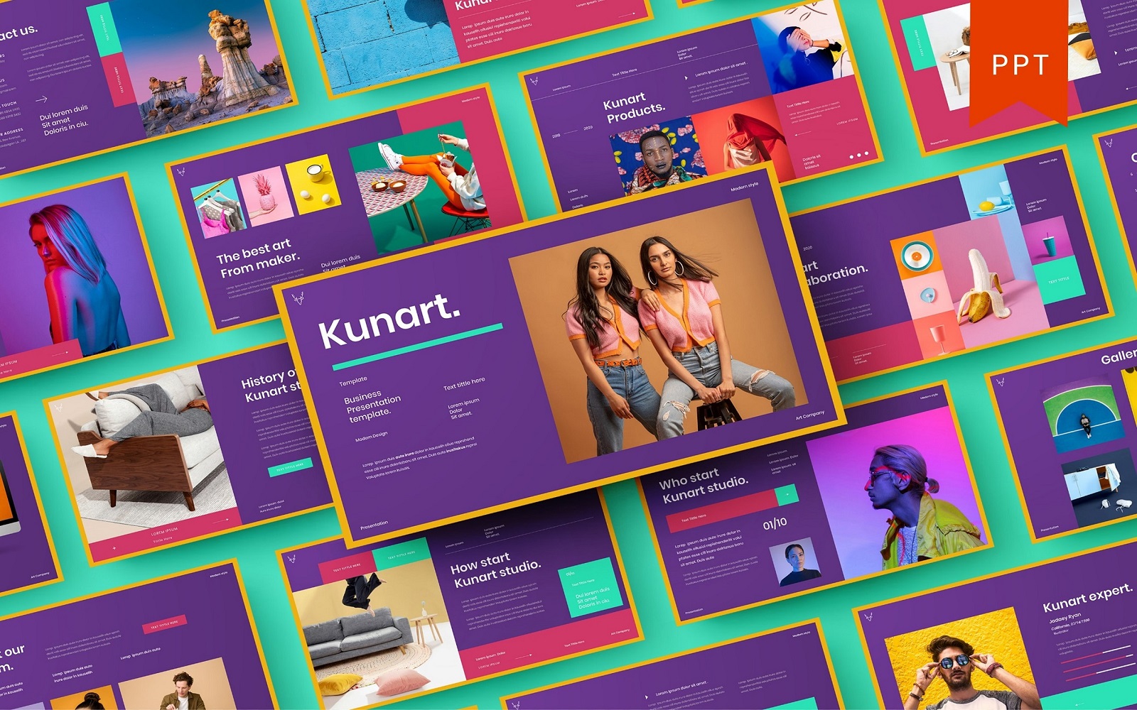 Kunart – Business PowerPoint Template