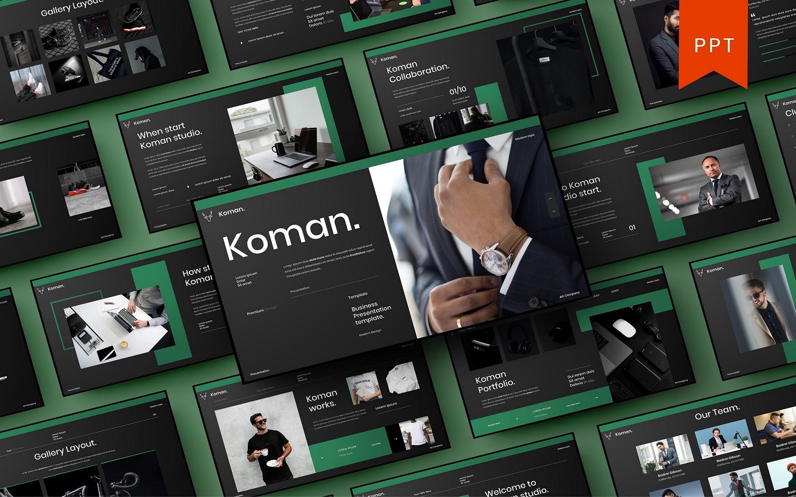 Koman – Business PowerPoint Template